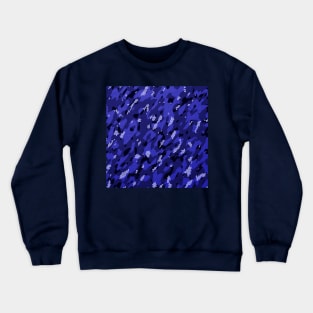 Camouflage - Blue Crewneck Sweatshirt